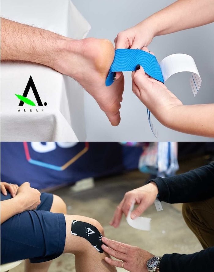 CBD Muscle Tape and KT Tape: What's the difference? - A.Leaf - Prevention. Performance. Recovery.