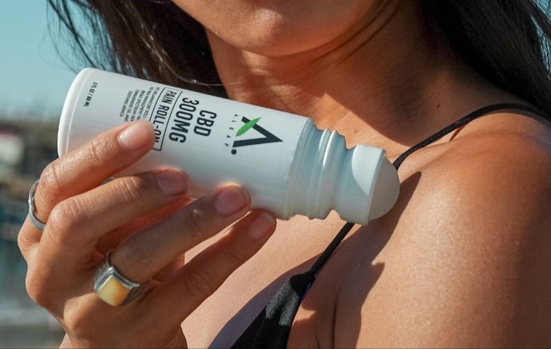 Experience Fast-Acting Pain Relief with our CBD Roll On - A.Leaf - Prevention. Performance. Recovery.